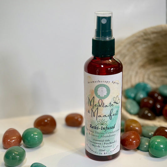 Meditate & Manifest Aromatherapy Spray.
