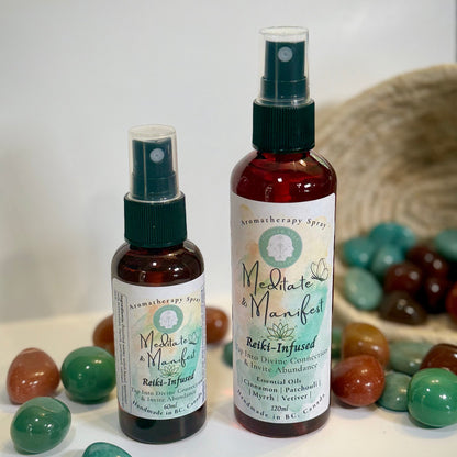 Meditate & Manifest Aromatherapy Spray.