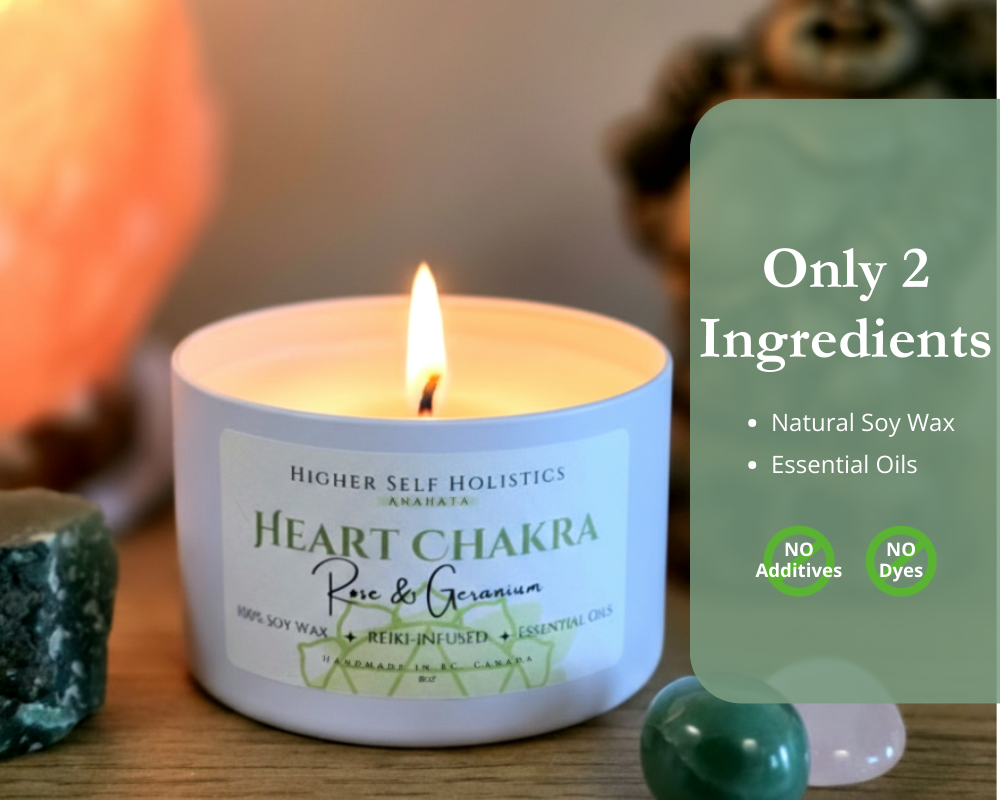 Heart Chakra Candles