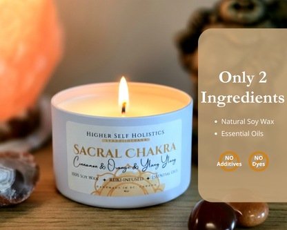 Sacral Chakra Candles