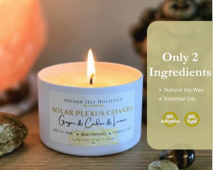 Solar Plexus Chakra Candles