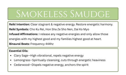 Smokeless Smudge Aromatherapy Spray.