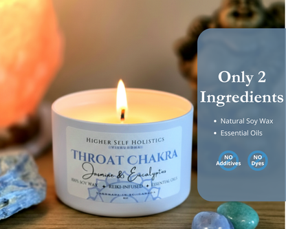 Throat Chakra Candles